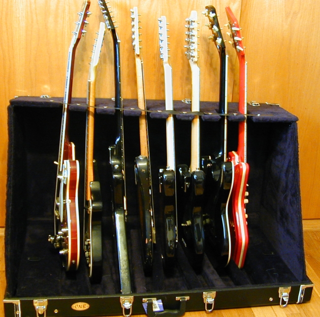 A few of the many types of guitars